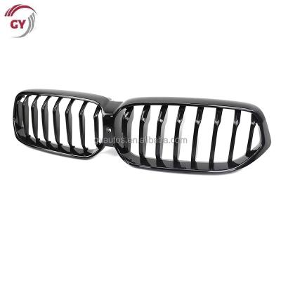 China ABS G32 Single Line ABS Gloss Black Color Front Bumper Grill For BMW 6 Series Gran Turismo Replacement Grill 2020-2023 for sale