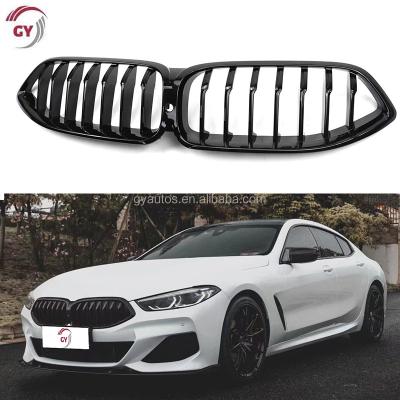 China ABS Gloss Black Single Slat Center Grill Mesh Front Bumper Grille For BMW 8 Series G14 G15 G16 F91 F92 F93 M8 2020+ Replacement for sale