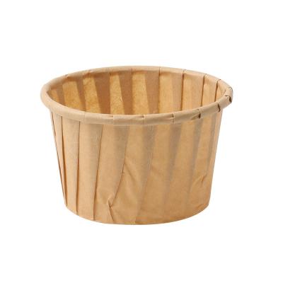 China Disposable Solid Color 50 Pieces/Bag Cupcake Liners Cups Round Environmental Friendly Popular Disposable Cupcake Liners for sale