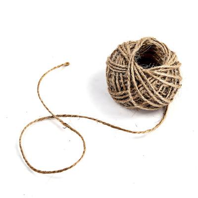 China 2pcs/bag Classic INS Recyclable STYLE Jute Rope Hemp Rope For Decoration Gift Dessert Cake Package Handmade Craft Decoration for sale