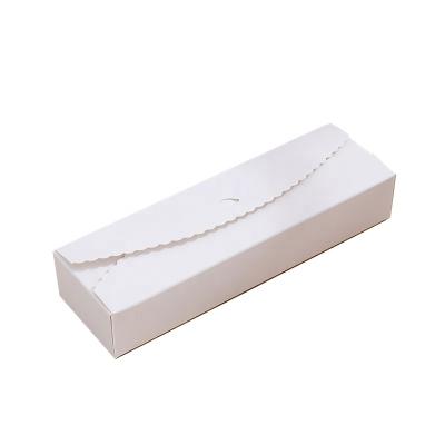 China 10pcs/bag Recyclable Customize Grain Cardboard Corrugated Paper Box For Dessert Cake Pizza Sandwich Snacks Potato Chips Food Gift for sale