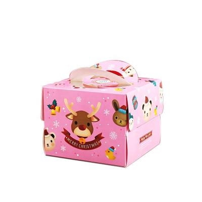 China 2021 Recyclable 10pcs/bag Coated Christmas Item Box For 4