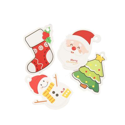 China Well-designed Scratch- 400pcs/bag Christmas Tags For Gift Die Cut Tag Label For Gift Package Envelope Name Card Tag Clips for sale