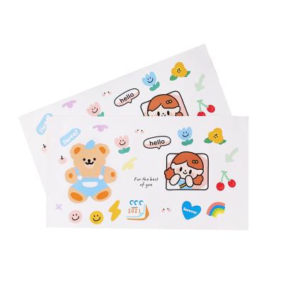 China 10pcs/bag Waterproof Customized Printing 2021 Newest Package Cake Box OEM Baking Sticker Printing Custom Sticker Baking Decoration for sale