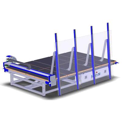 China Single Operate Glass Size Machine Cutting Chart 4000 X 2600 Mm for sale