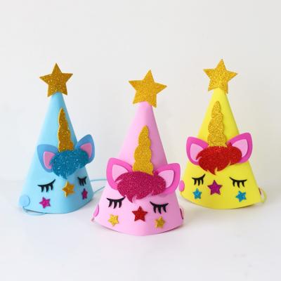 China High Quality Cute Children's Party Decorations Kids Party Supplies Children's EVA Birthday Hat for sale