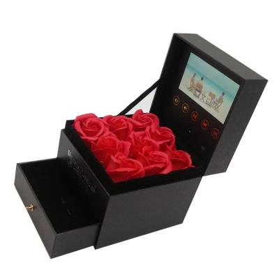 China HD Handmade Promotional Video Gift Box Can Be Processed Business Custom Gift Box Invitation LCD Display Packaging Box for sale