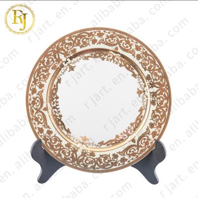 China Luxury High-End Viable Muslim Tableware Set Ceramic Kazak Villa Hotel Decoration Dinnerware Skidki Chinni Idishlar Posuda Tableware Set for sale