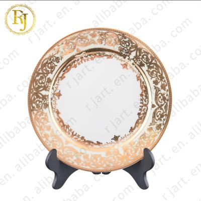 China Sustainable high-end hotel villa decoration Uzbekistan Skidki Chinni Idishlar Posuda Muslim dinnerware sets bone china plates dinnerware sets for sale