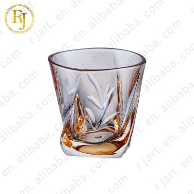 China Custom Muslim Crystal Whiskey Glasses Whiskey Set Skidki Idishlar Posuda from Uzbekistan high-end hotel villa decoration Europe for sale