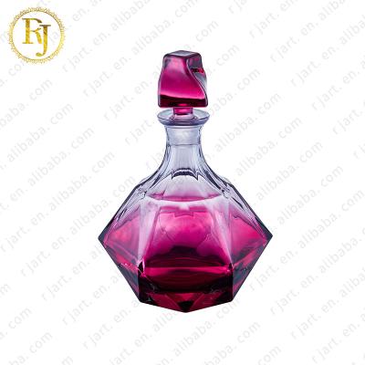 China Europe High End Hotel Villa Decoration Kazak Muslim Skidki Idishlar Posuda Glass Bottle For Liquor Whiskey Glass Bottle Manufacturers for sale