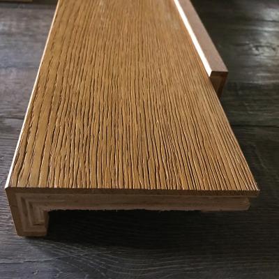 China Modern Wooden Parquet Timber Flooring Waterproof French UV Lacquer Oak Wood Staircase Flooring Accessory for sale