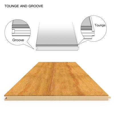 China Russia Modern Gray Matte Oak Lacquer Color Top Grade Engineered Timber Timber Flooring for sale