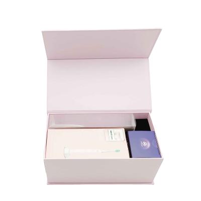 China LOGO Magnetic Closure Elegant Bespoke ECO Clamshell Cardboard Recyclable Printed Paper Gift Box for sale