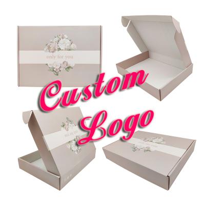 China High Quality Recyclable Multi-Color Biodegradable Corrugated Box Custom Size Listing Box Eyelashes Cosmetic Shipping Cartons for sale