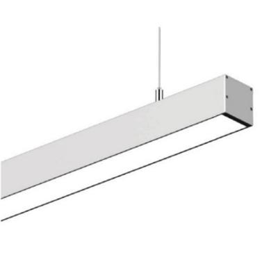 Chine UGR< Modern Minimalist 40W 1500mm Tricolor Anodized Aluminum 19 Fixture Dazzle Free Standing Linear Led Desktop Pendant Light à vendre