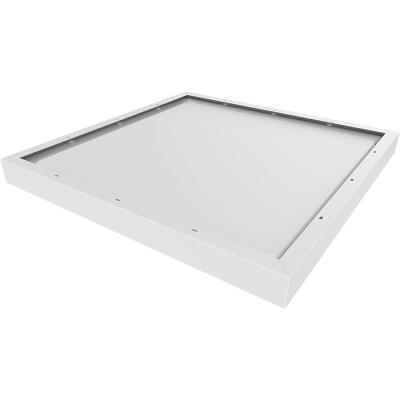 Cina Screwless White Paint Aluminum Universal Rack Mount For LED Panels 62X62 60X60 30X120 60X120CM in vendita