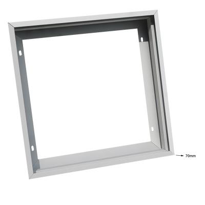 China Modern 70mm Deep 2x4 2x2 Panel Light Scewless Backlit Mount Kit for sale