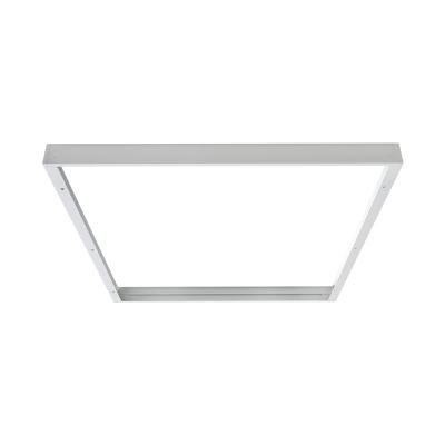 Chine Modern Easy Install Plastic Corner Code Non Screw 2x2ft 2x4ft 1x4ft Led Panel Ceiling Frame / Surface Mount Frame à vendre