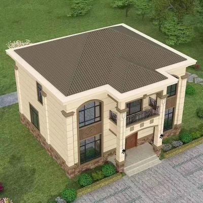 China Hotels Quickly Install Concrete Prefab Villa Two Storey Luxury Prefab Building Machinery for sale