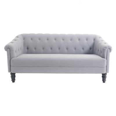 China Nisco Chesterfield Tufted Memory Foam Sofa 3 Seater With Solid Wood Frame for sale