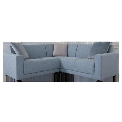 China Contemporary Living Room Sofa Fabric Corner Sectional L Sharp Sofa Set for sale