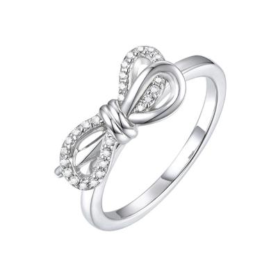 China Custom Fashion 925 Ring Woman Arc Shape Zircon Sterling Silver 925 Sterling Silver Adjustable Ring CLASSIC for sale