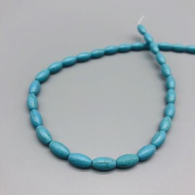 China Blue Turquoise Stones Nature Color Turquoise Polishing Stones For Jewelry Use Beads Cheap Price Stones For Necklace for sale