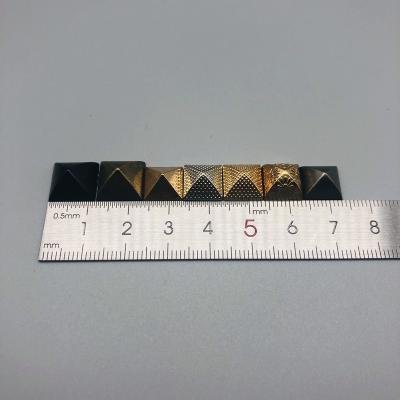 China Pyramid Nickel Free Rivets and Studs for Clothing Square Studs and Round Rivets for sale