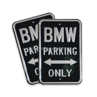 China 2015 useful and durable high quality embossed parking sign, road sign for sale