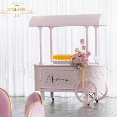 China Modern Wedding Event /party birthday party cake display stand baby shower treat cart food carts party decoration for sale