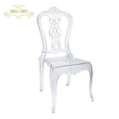 China modern cheap modern transparent pc wedding banquet chair for outdoor furniture for sale