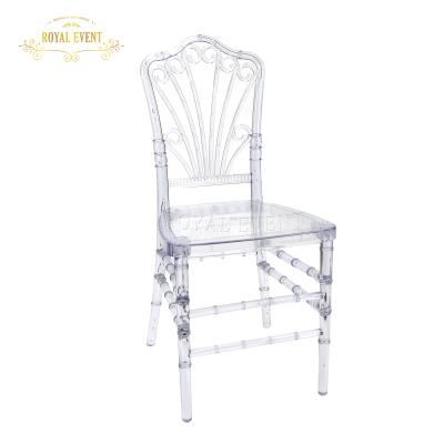 China Modern Wholesale Wedding Transparent Clear Acrylic Chairs Weddings For Event for sale