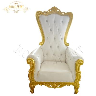 China Kids Throne Chair Modern Rental Baroque Wood Chairs Used Wedding Party for sale