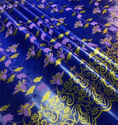 China Latest bazin riche fabric viable fashion 100% african bazin cotton bazin brocade fabric for sale