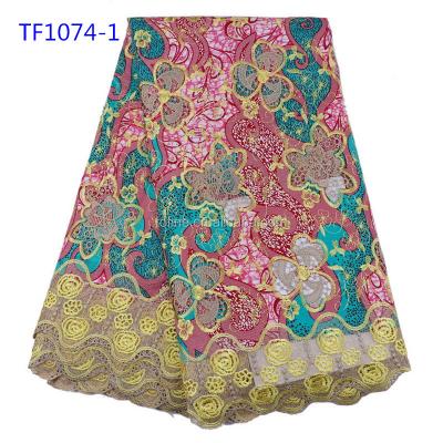 China Anti-Static Lace Fabrics African Wax Lace Up 100% Cotton Ankara Holland Wax For Lady Clothes for sale