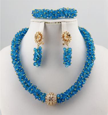 China CLASSIC Hot Selling Jewelry Sets Popular Fashion Beads Big Jewelry Sets Pretty Designs Necklace for sale