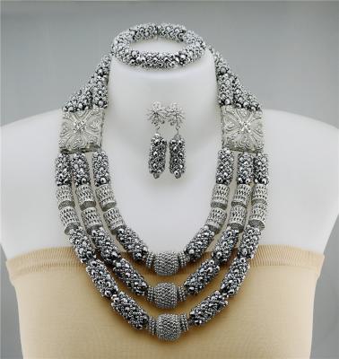 China CLASSIC 2020 Hot Selling Jewelry Sets Popular Designs Big Pretty Fashion Beads Jewelry Sets for sale