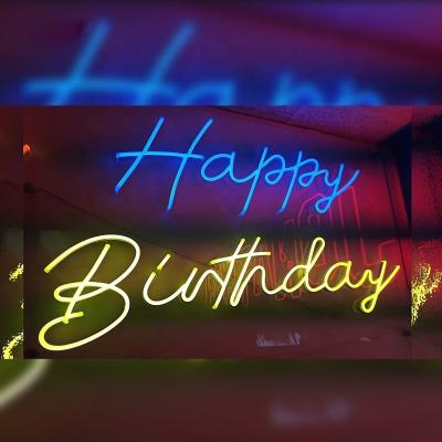 China Buildings Sell Like Hot Cakes Led Neon Sign Happy Birthday Custom Neon Lights Led Neon Sign for sale