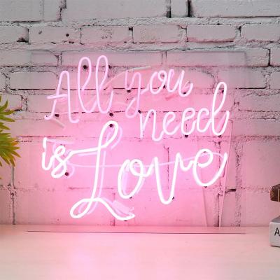 China Led By Hot Selling Wall Mounted Light Neon Sign Buildings Usb Neon Sign Customs Lead Neon Lamp for sale