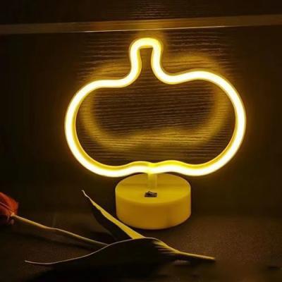 China Hotel High Quality Direct Sales Led Neon Table Lamp Night Neon Light For Room Decoration Neon Table Lamp for sale