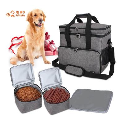 China PETCOME Portable Supplier Hot Selling Outdoor Pet Travel Carrier Bag Breathable For Food Storage for sale