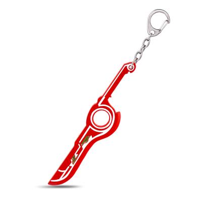 China Hot Selling Xenoblade Acrylic Chronicles Definitive Edition Metal Key Ring Chain Key Chain for sale