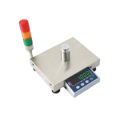 China Customized Support ODM 15kg Electronic Table Scale with LED Display and Three Color Alarm for sale