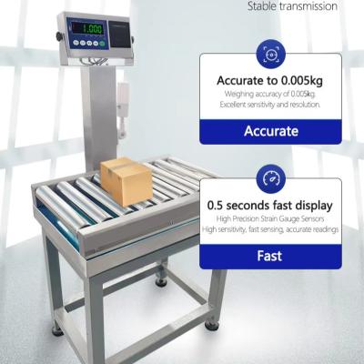 China High Precision Food Checkweigher 15-500kg 580*800mm with Stainless Steel Conveyor for sale