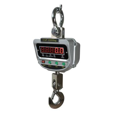 China High Strength Hook Included Customized OBM Supported 3t Digital Display Hanging Scale for sale