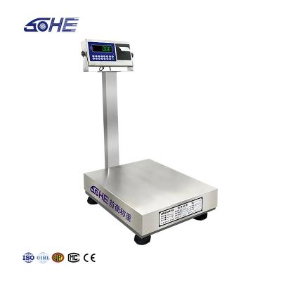 China Stainless Steel LED Display Advanced A8SP Printing Industrial Platform Scale 60cm*80cm for sale