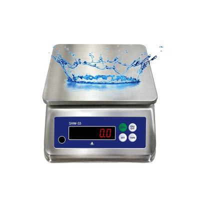 China SOHE S5 3KG Stainless Steel Scale with Dual LED Display and IP68 Waterproof Rating for sale