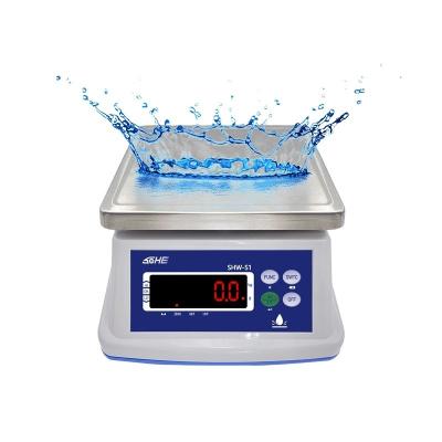 China Double Layer Structure 30KG Waterproof Scale with Precision Sensor and LED Display for sale