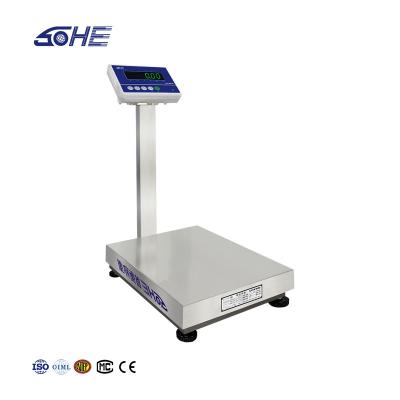 China Weighting Function Industrial Weighing Scale 60cm by 80cm with Square Upright Pole for sale